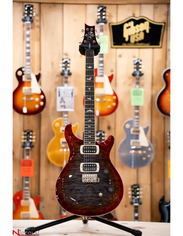 Sconto PRS SE CUSTOM 24-08 Quilt Charcoal Cherry Burst