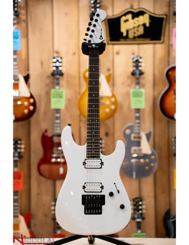 CHARVEL Pro-Mod Plus San Dimas Style 1 HH FR E Ebony Fingerboard, Snow White Offerta Del Giorno