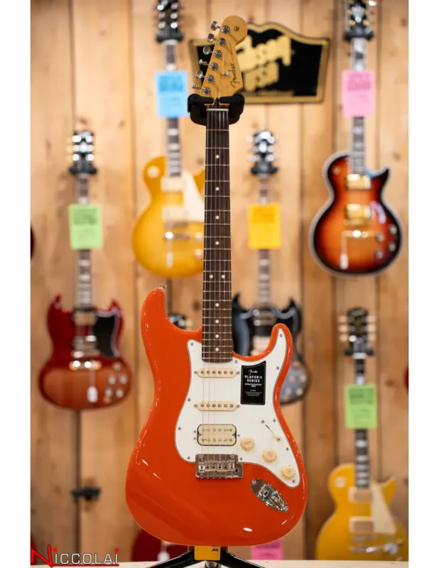 FENDER Player II Stratocaster HSS Rosewood Fingerboard, Rallye Orange Reso Gratuito