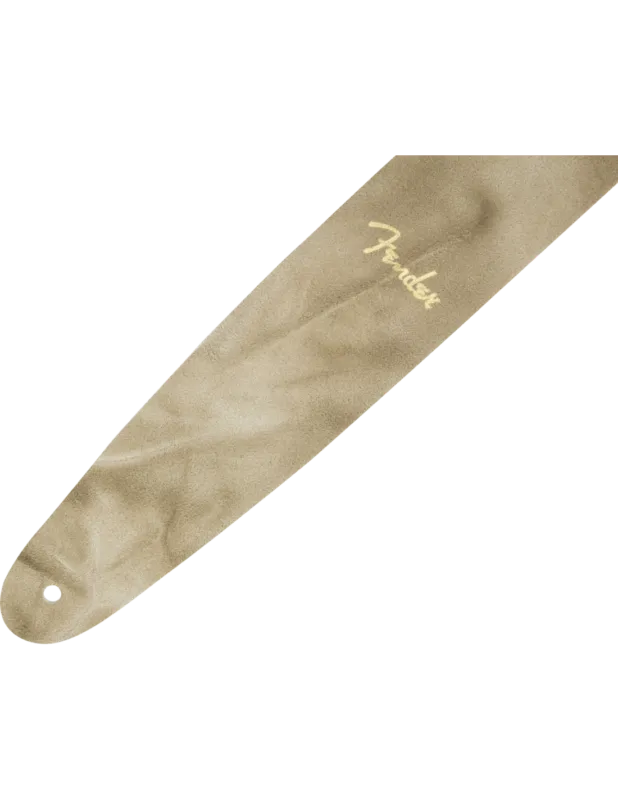 Saldi Fender Tie Dye Leather Strap, Black, 2" Natural