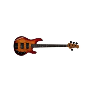 Di Tendenza STERLING BY MUSIC MAN - RAY34HH SPALTED MAPLE BLOOD ORANGE BURST
