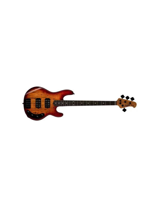 Di Tendenza STERLING BY MUSIC MAN - RAY34HH SPALTED MAPLE BLOOD ORANGE BURST