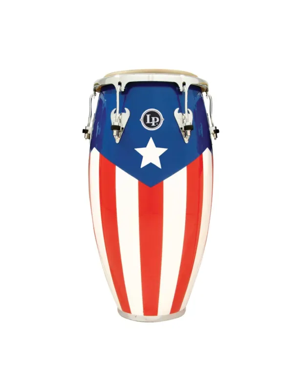 LP Matador Puerto Rican Heritage 11-3/4" Conga/Chrome Model M752S-PR Promozione